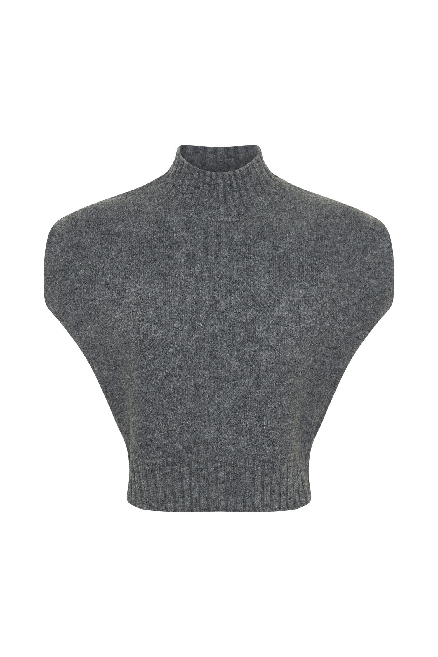 Niko Knit Oversized Top - Charcoal