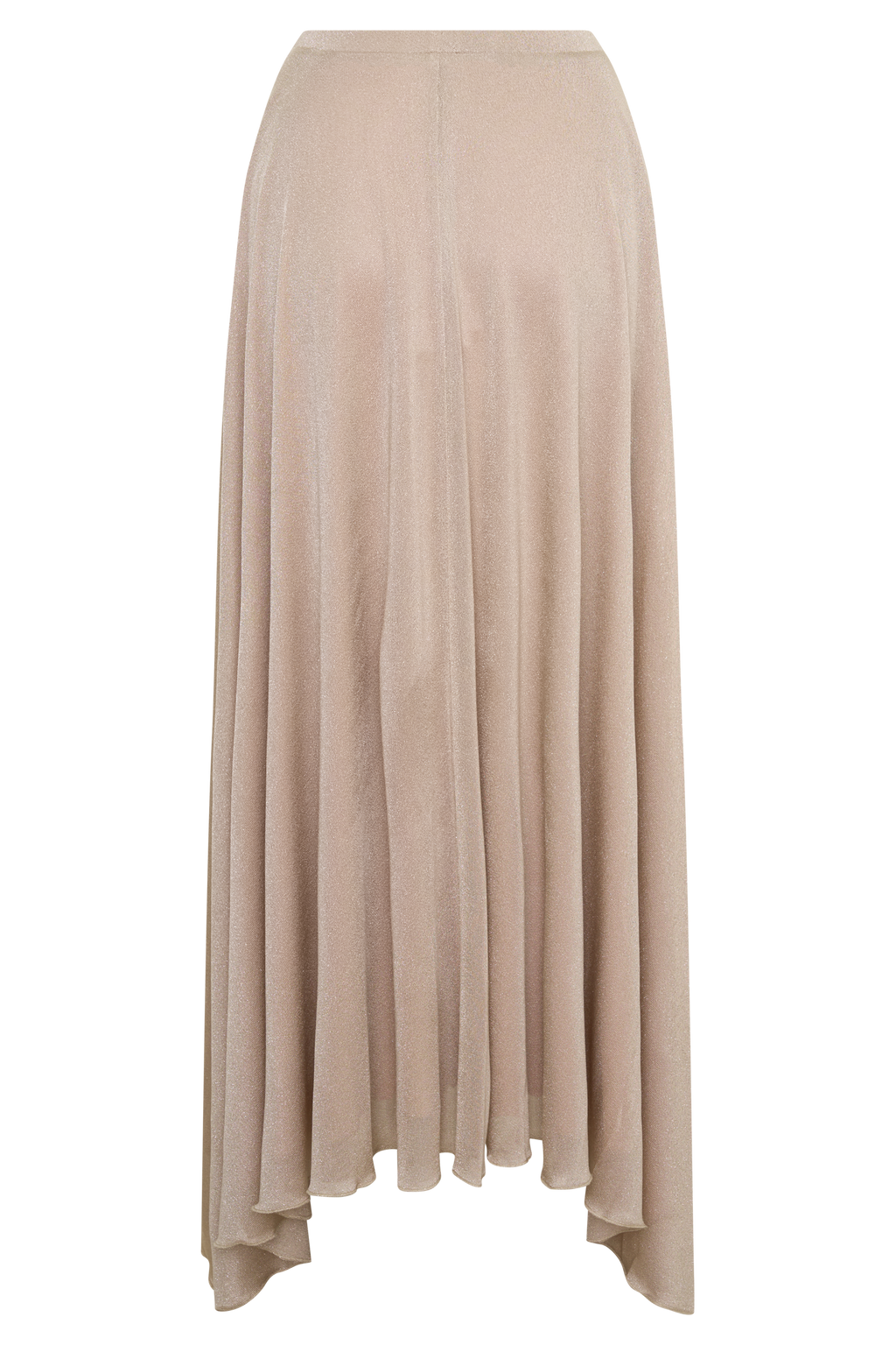 Nola Lurex Maxi Skirt - Gold