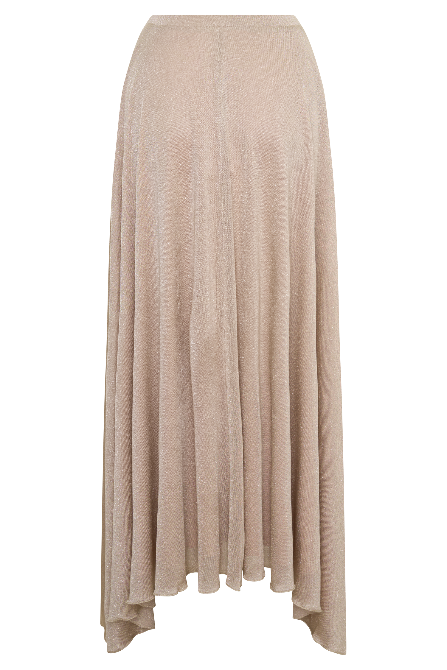Nola Lurex Maxi Skirt - Gold