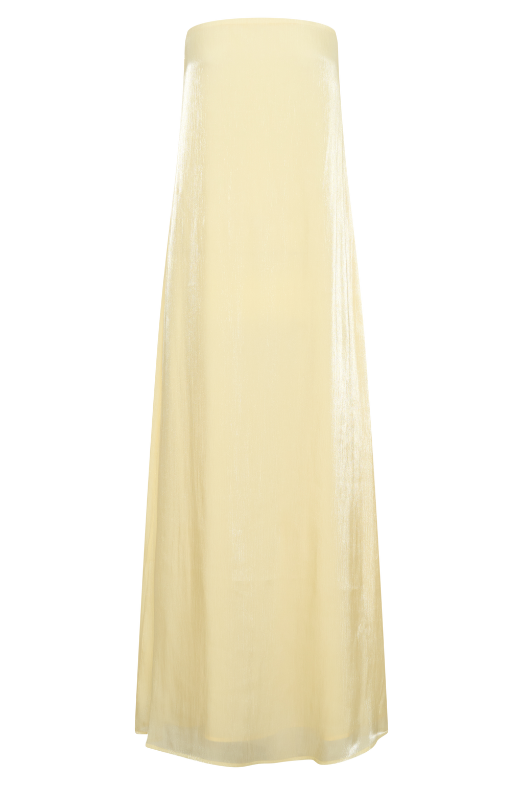 Olivia Strapless Maxi Dress - Lemon