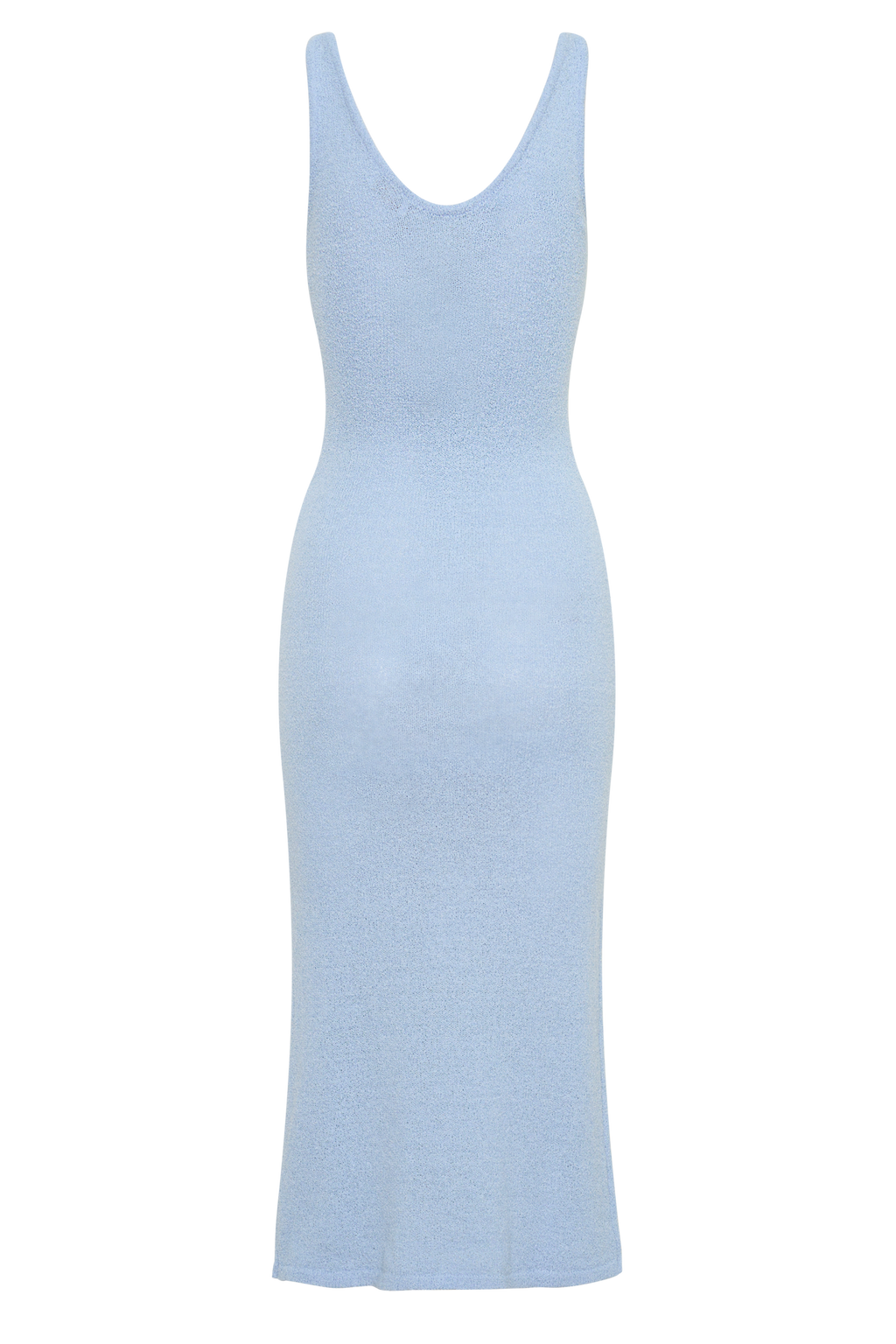Rachael Knit Midi Dress - Light Blue