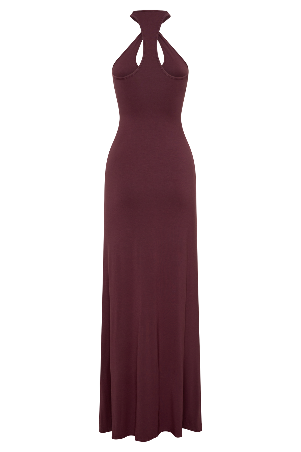 Ramona Modal Maxi Dress With Hardware - Mahogany