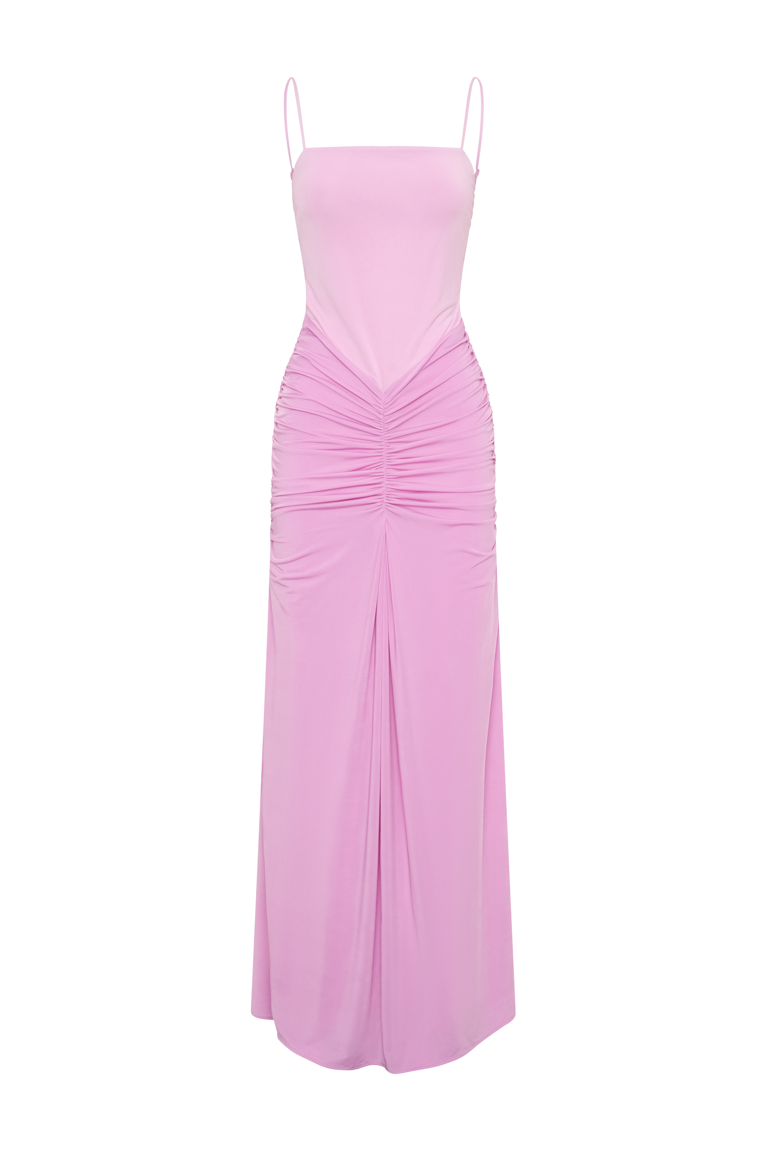 Roisin Slinky Maxi Dress - Powder Pink