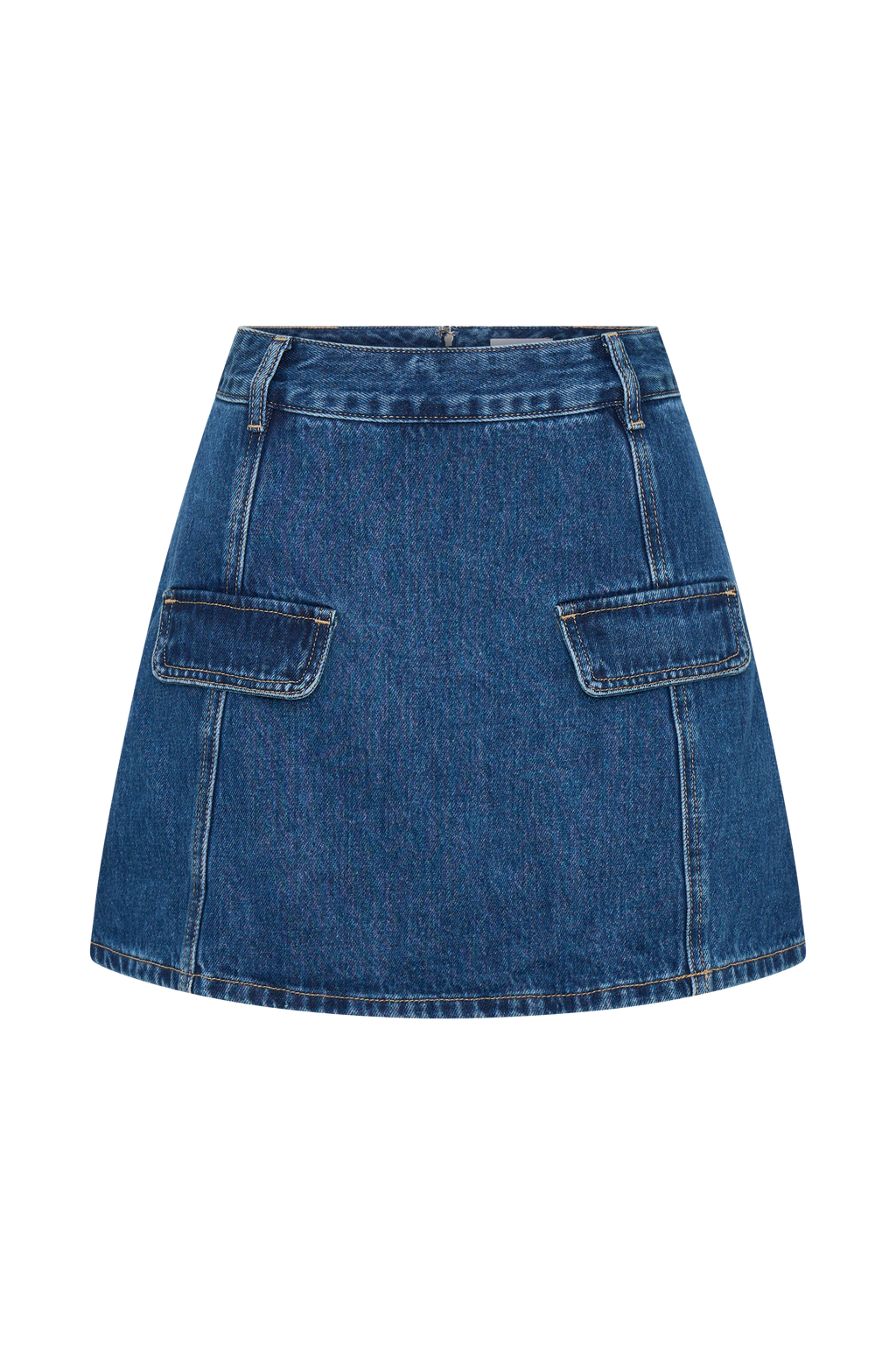 Rosalyn Mini Denim Skort - Dark Blue