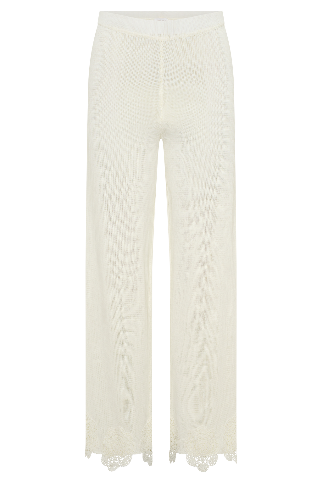 Salley Crochet Pants - Ivory