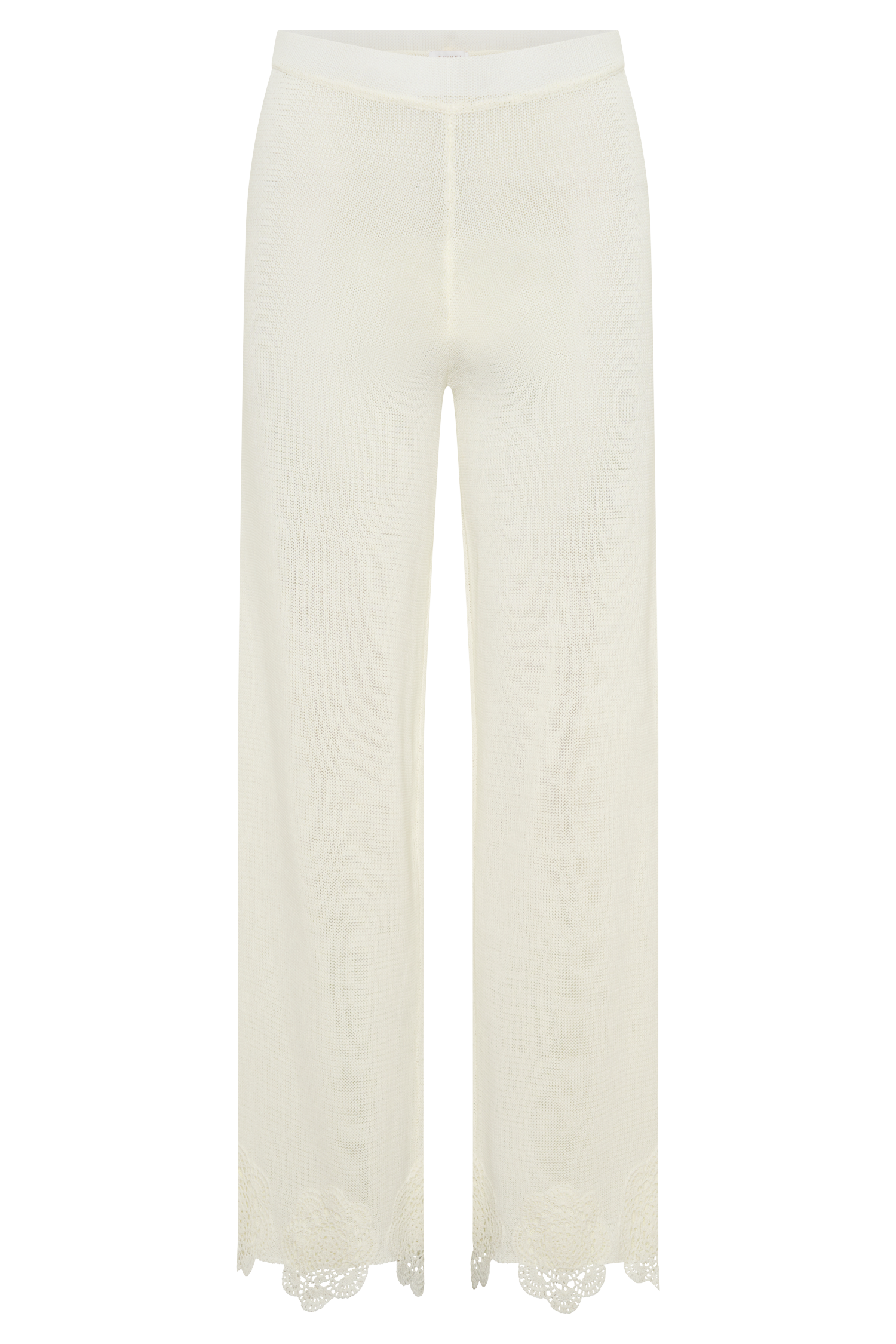 Salley Crochet Pants - Ivory
