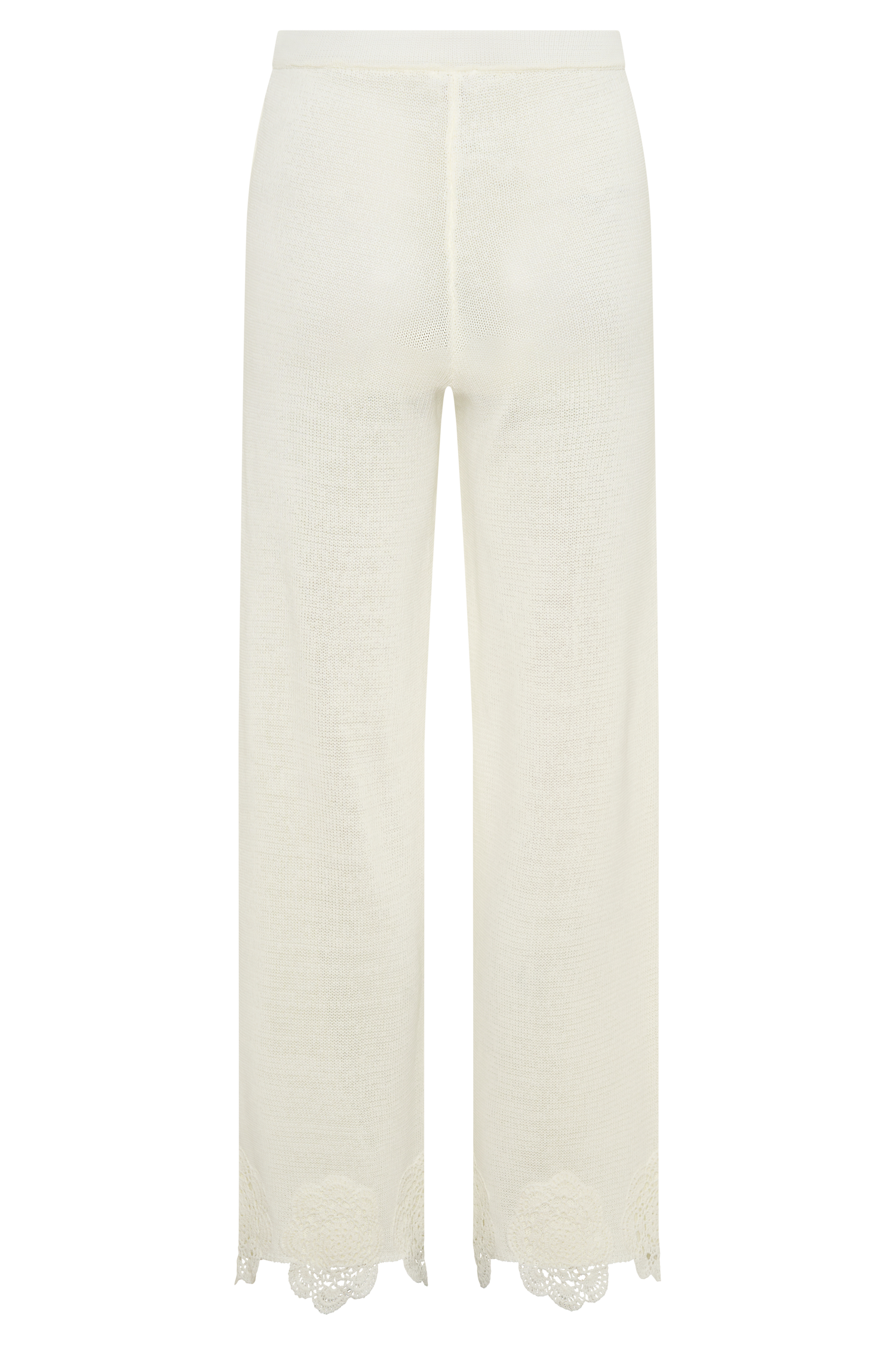 Salley Crochet Pants - Ivory