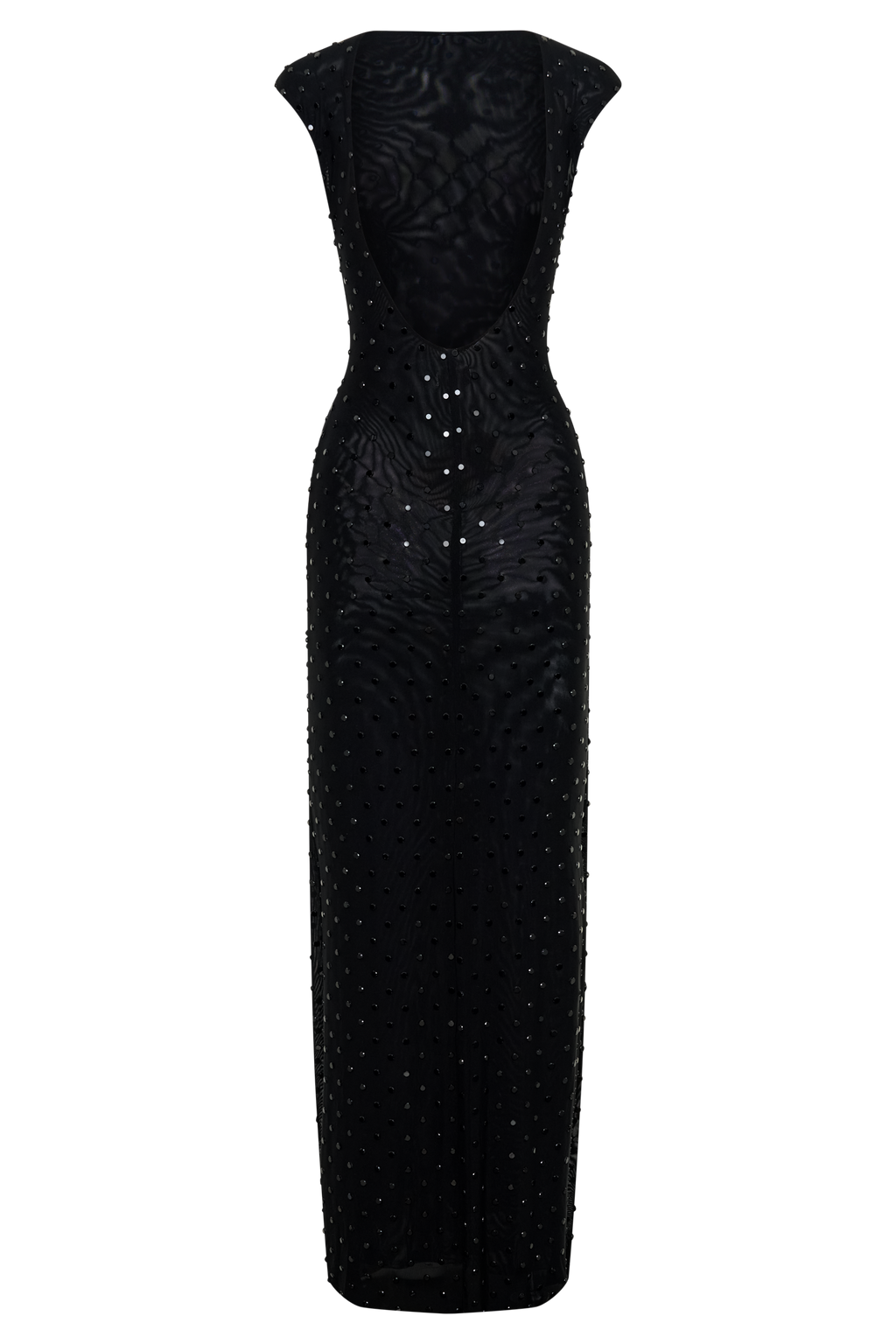 Samara Sleeveless Diamante Maxi Dress - Black