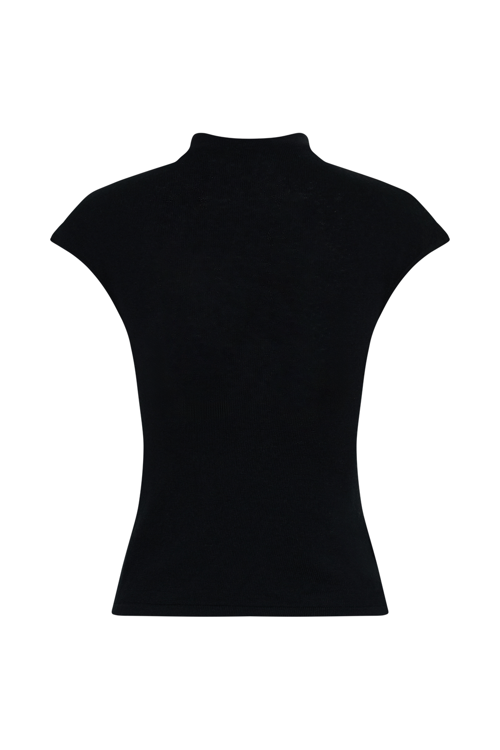Sonny Short Sleeve Knit Top - Black
