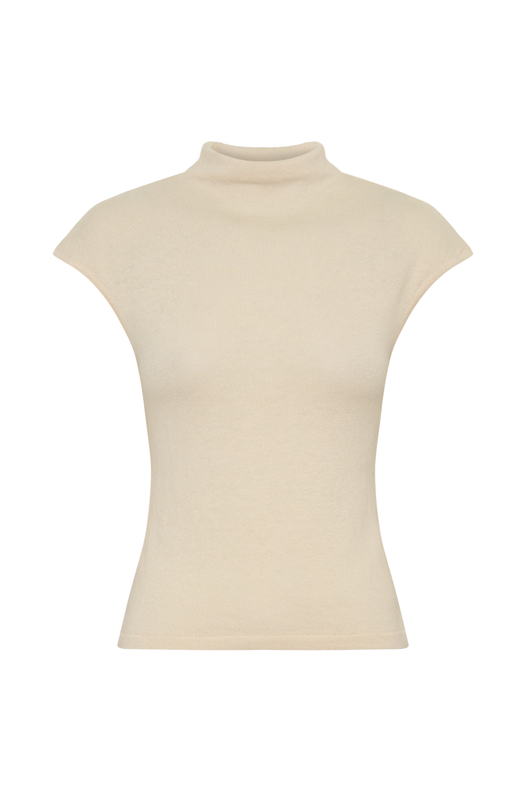 Sonny Short Sleeve Knit Top - Cream