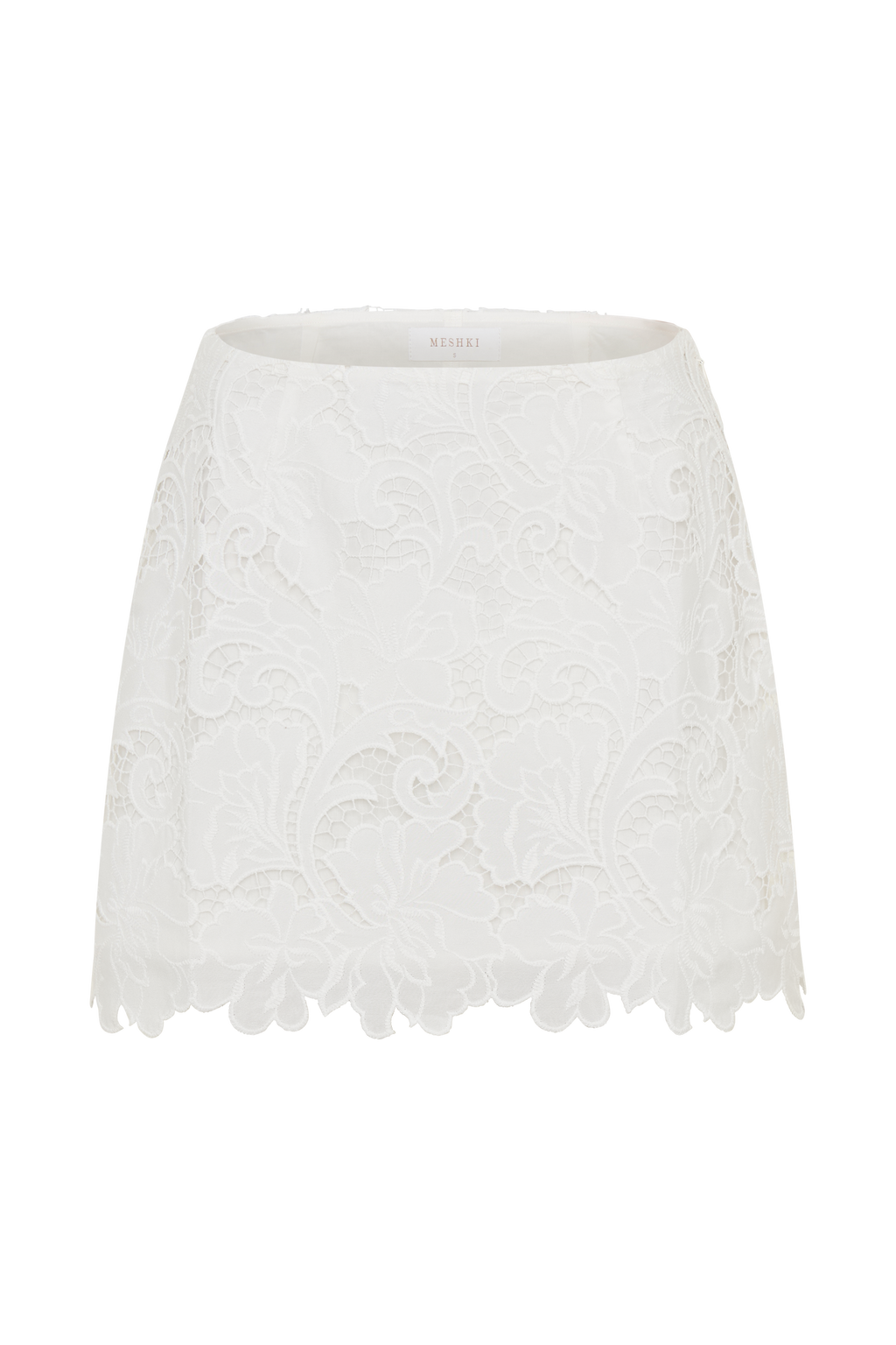 Tessa Broderie Mini Skirt - White