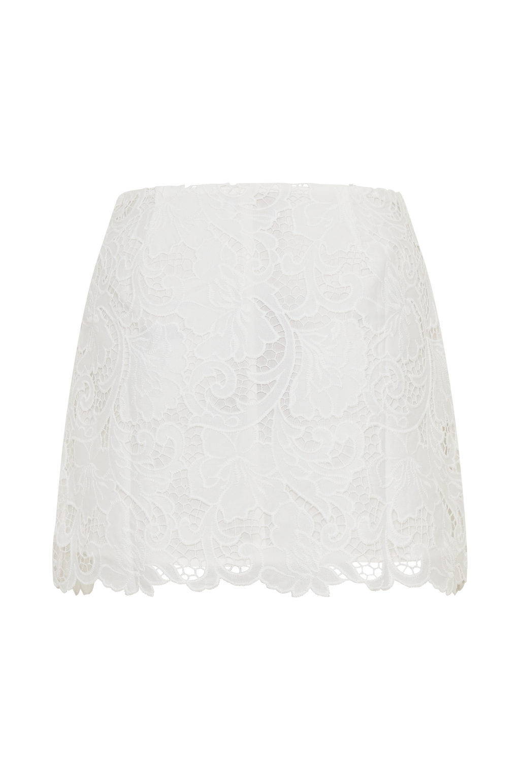 Tessa Broderie Mini Skirt - White