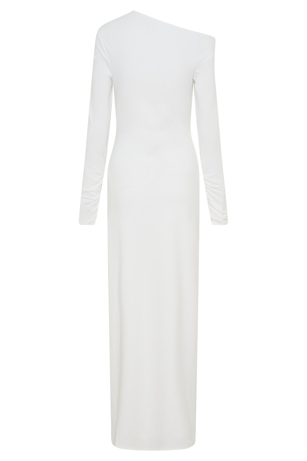 Thalyn Crepe Maxi Dress With Split - White