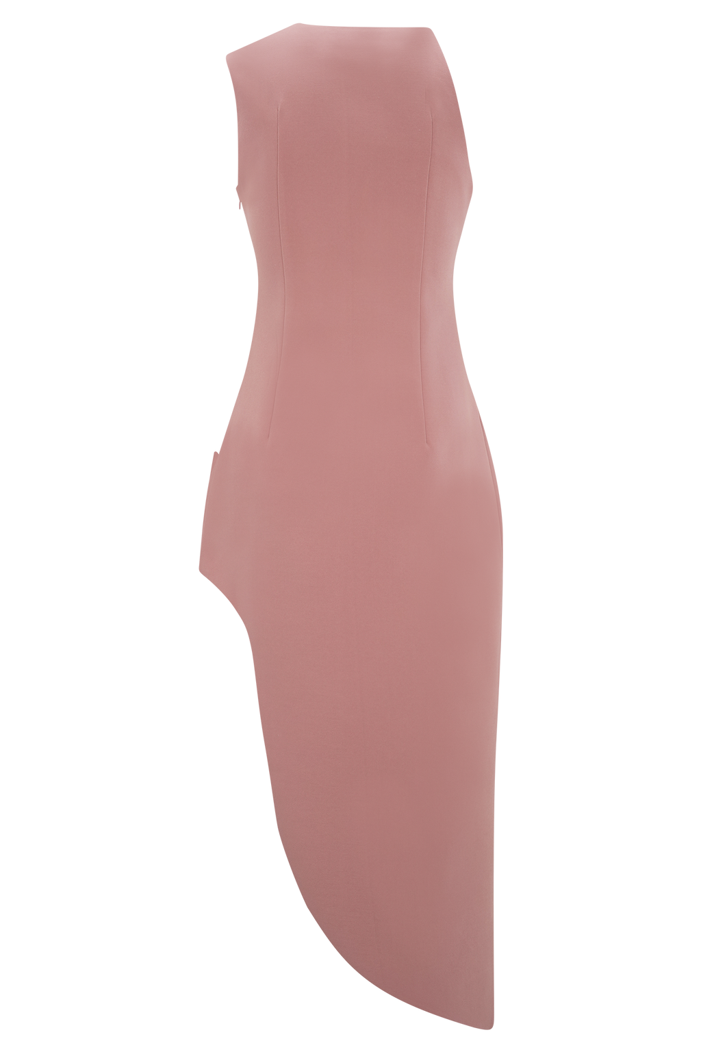 Virginia Suiting Embroidered Midi Dress - Burnt Rose