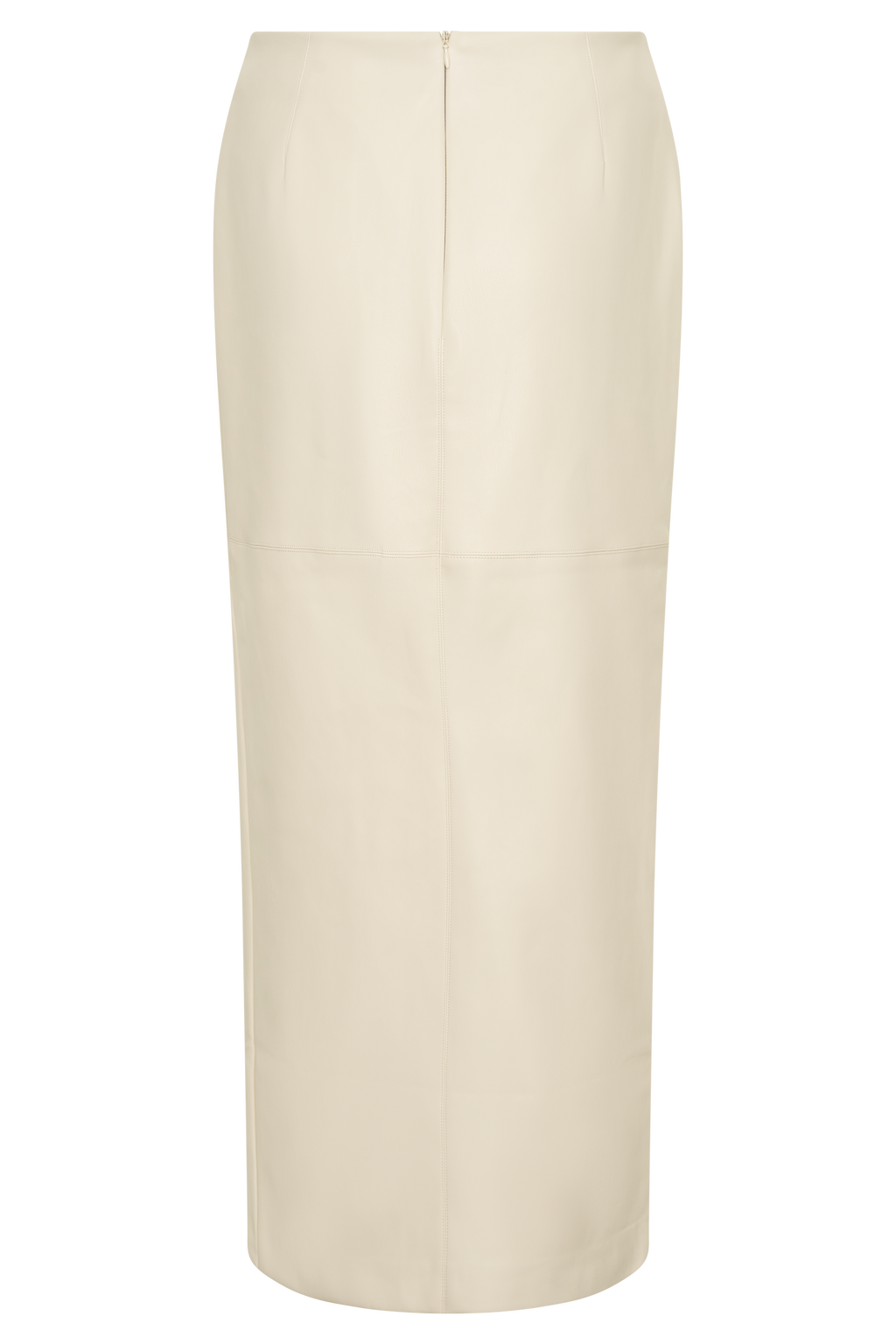 Winslet Faux Leather Maxi Skirt - Bone