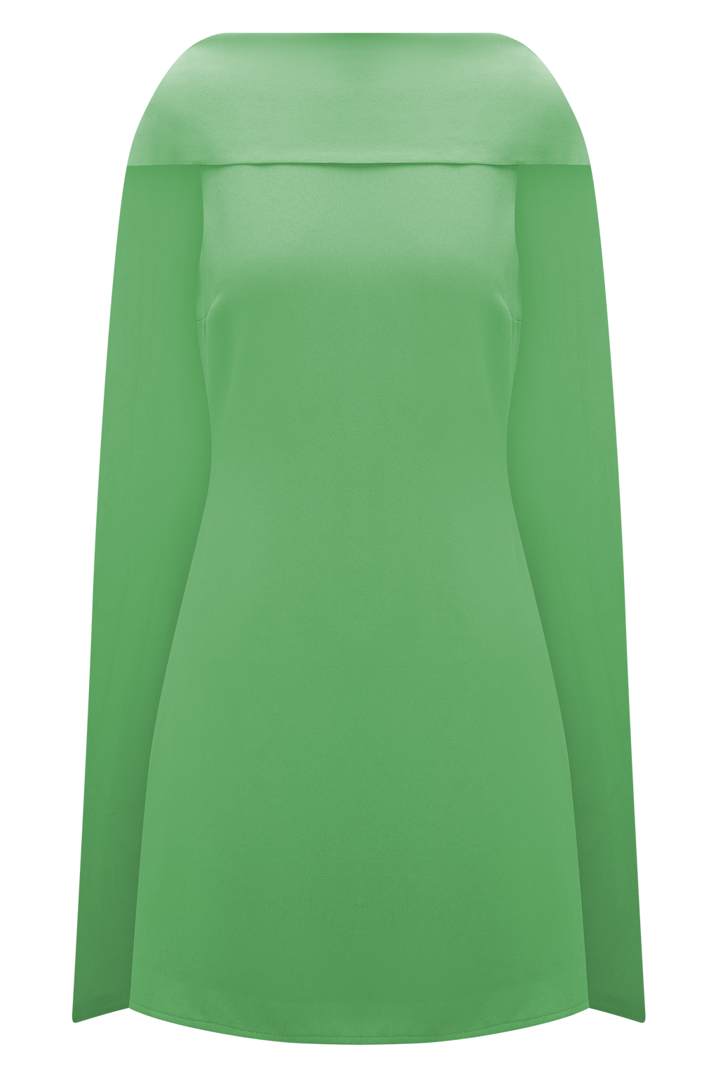 Wynter Scarf Draped Mini Dress - Green