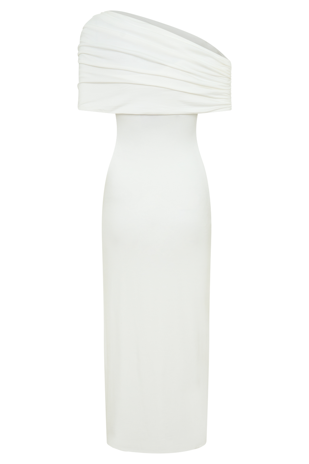 Zandie Cashmere Blend Knit Midi Dress - Ivory
