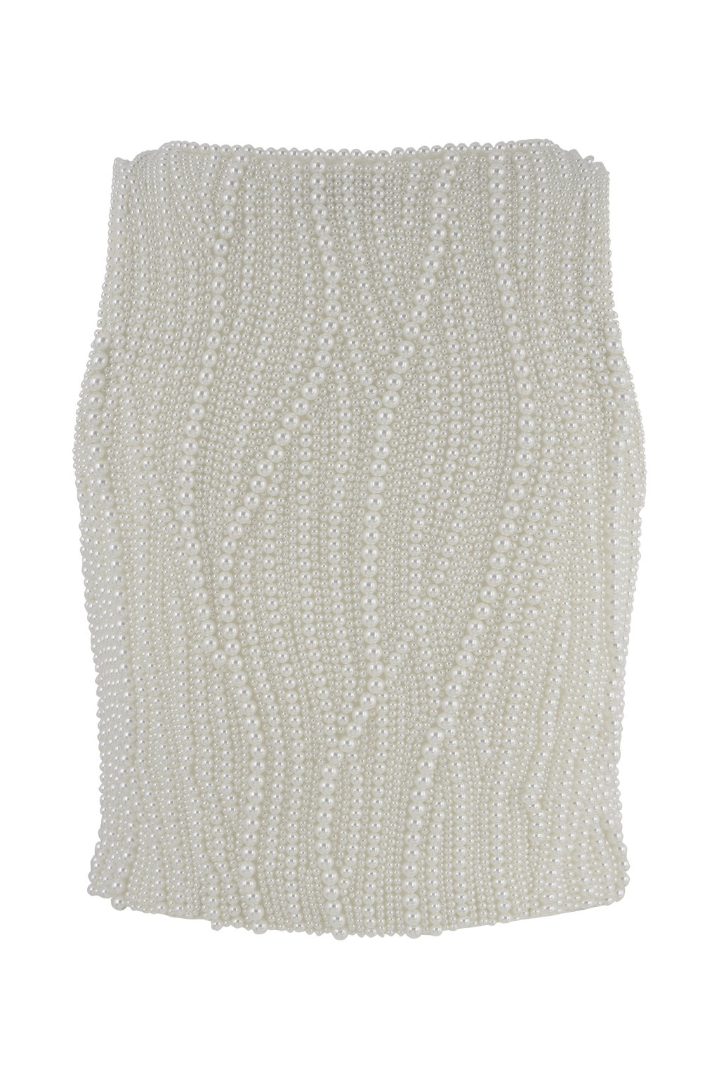 Kathia Pearl Hand Beaded Top - White