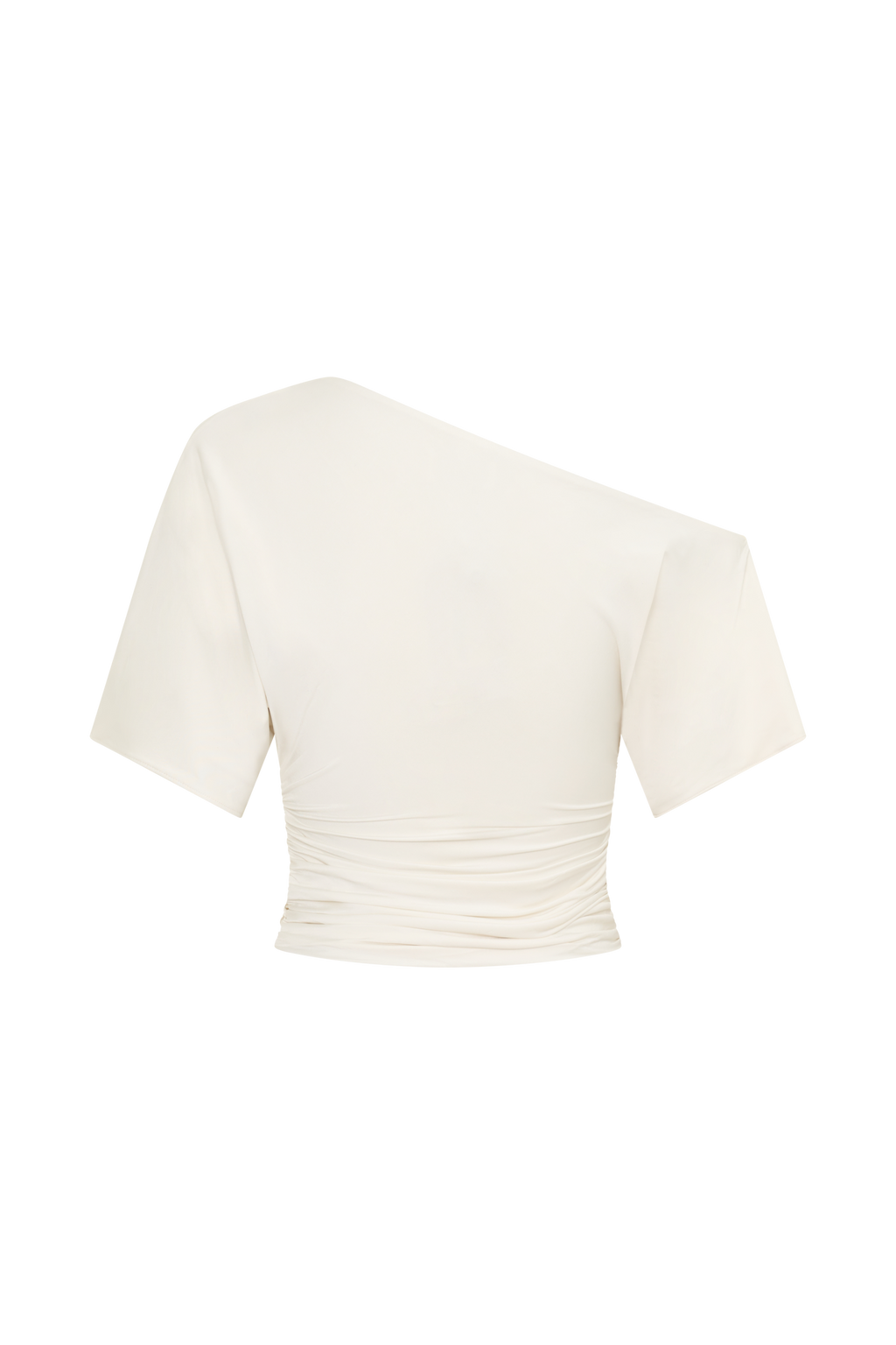 Luu Off Shoulder Slinky Top - Ivory
