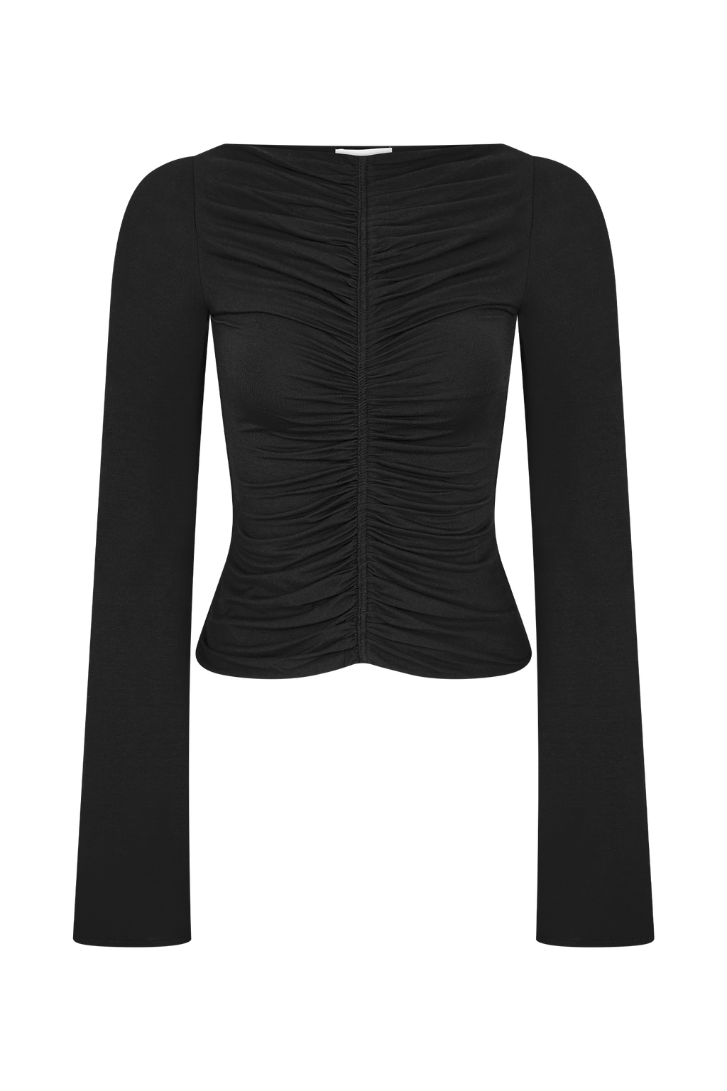 Preston Modal Long Sleeve Top - Black