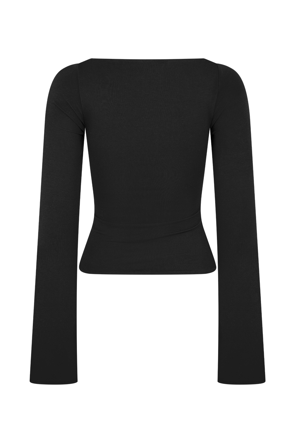 Preston Modal Long Sleeve Top - Black