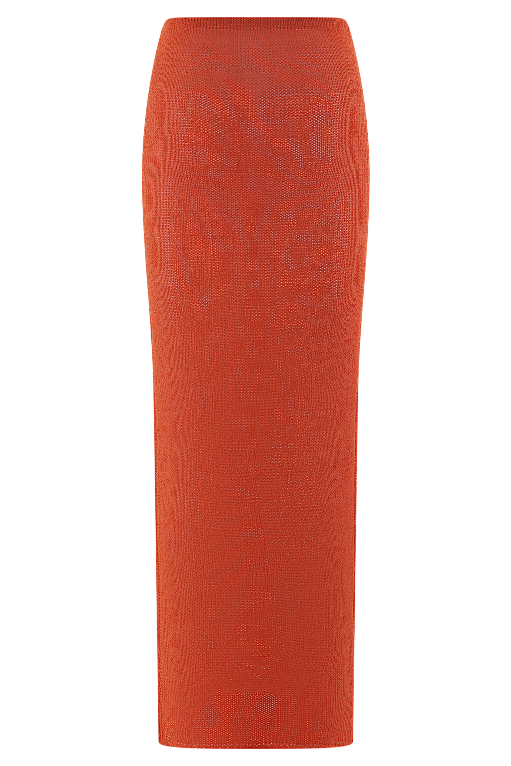 Reagan Knit Maxi Skirt - Orange