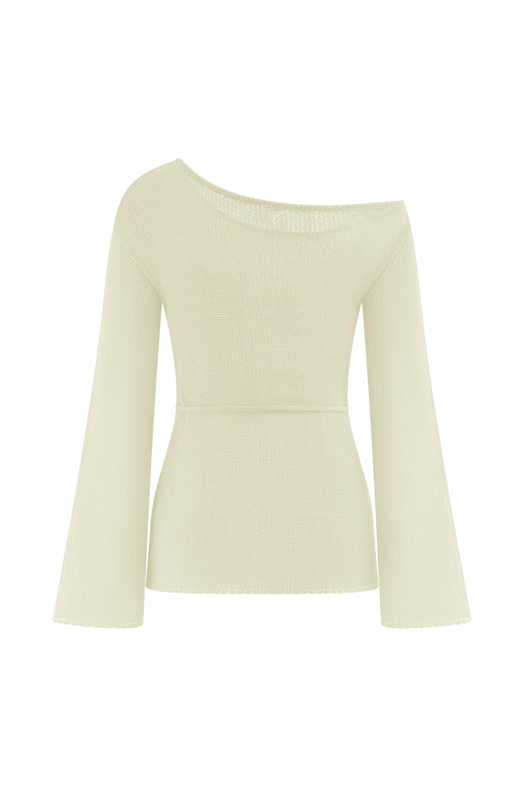 Reagan Off Shoulder Knit Top - White