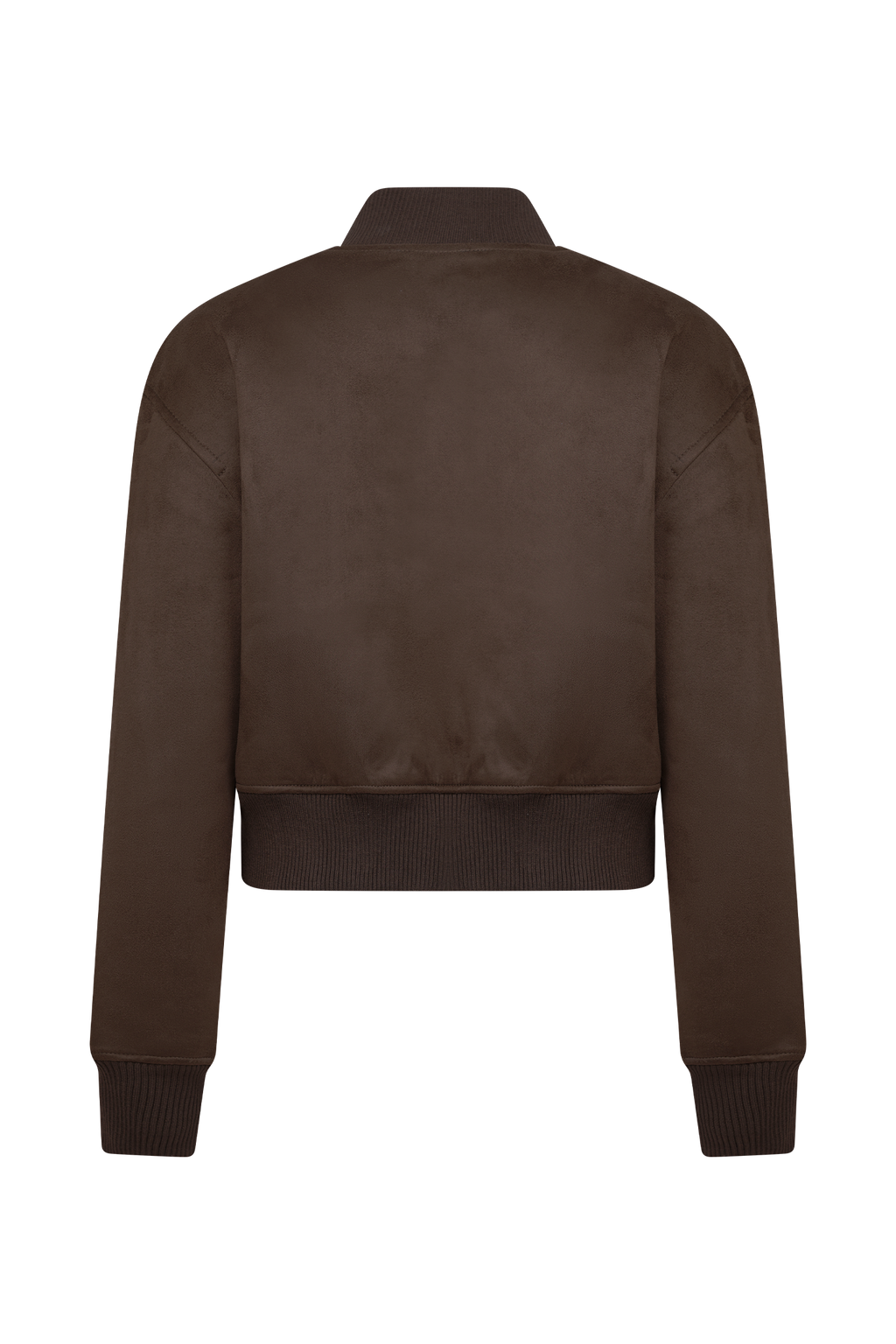 Rudy Suede Bomber Jacket - Chocolate