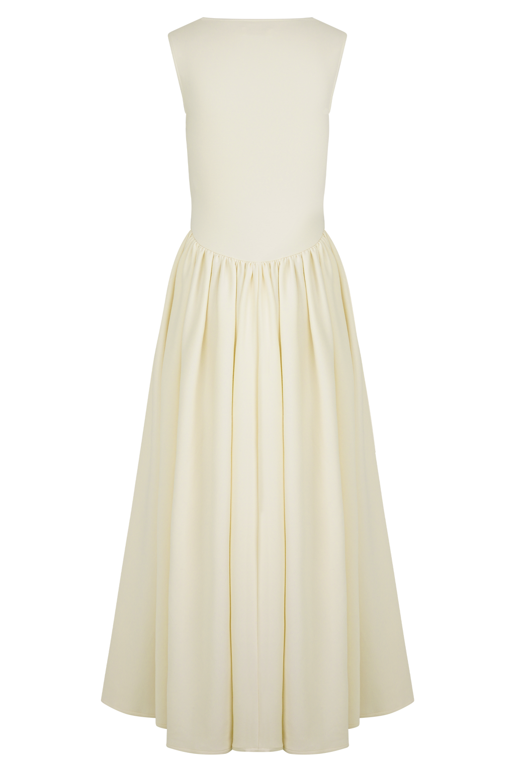 Sharon Scuba Jersey Midi Dress - Ivory