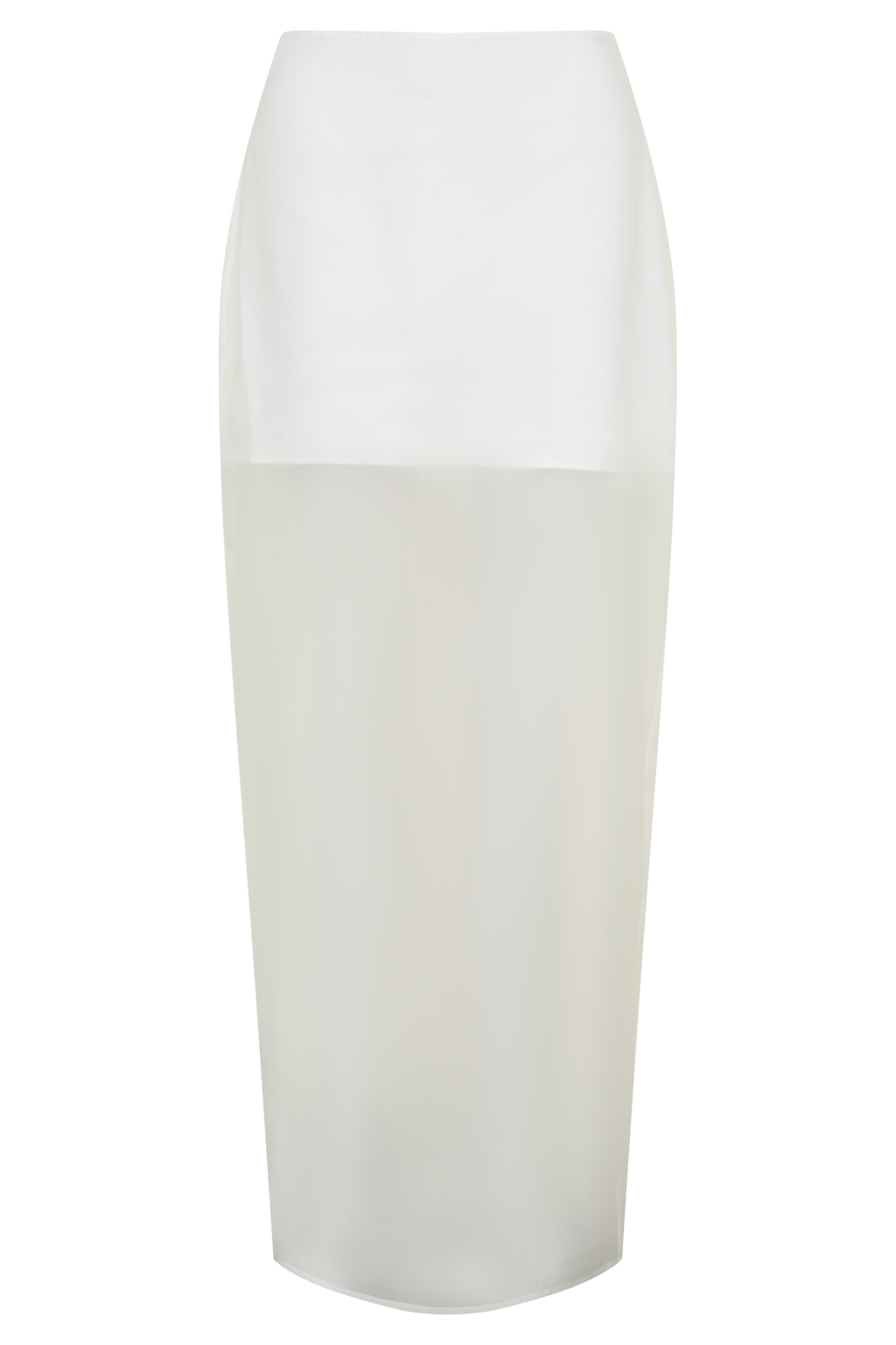 Ximena Organza Maxi Skirt - White